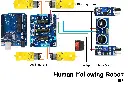 Arduino-Based Human Following Robot Kit - Autonomous Robot with Motion Detection