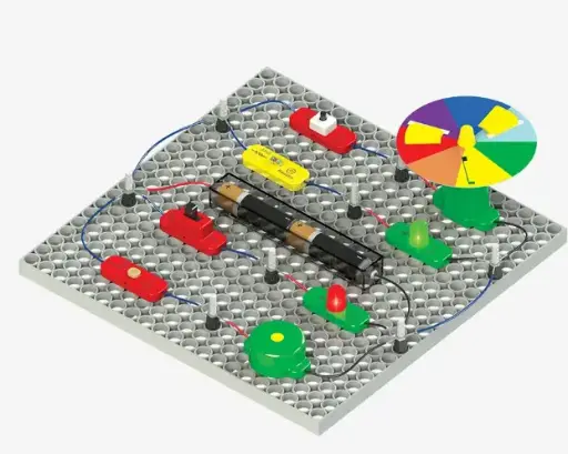 ELECTRICITY- ROBOTICS FOR KIDS SPECIFICATION 45+ experiments 25+ Topics DISCOVERING ELECTRONICS DEVELOPS Literacy Scientific Literacy Financial Literacy Critical Thinking Problem Solving Curiosity Adaptability