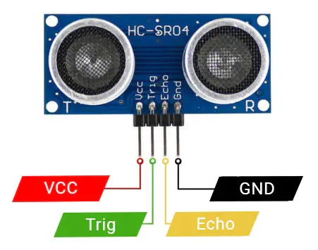 Ultrasonic Distance Sensor HC-SR04 Power Supply Electronic Hobby Kit